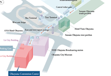 Directly connected to JR Okayama Station