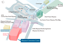 Directly connected to JR Okayama Station