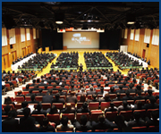Seminars, lectures, performances and movie screenings that need to accommodate large  audiences