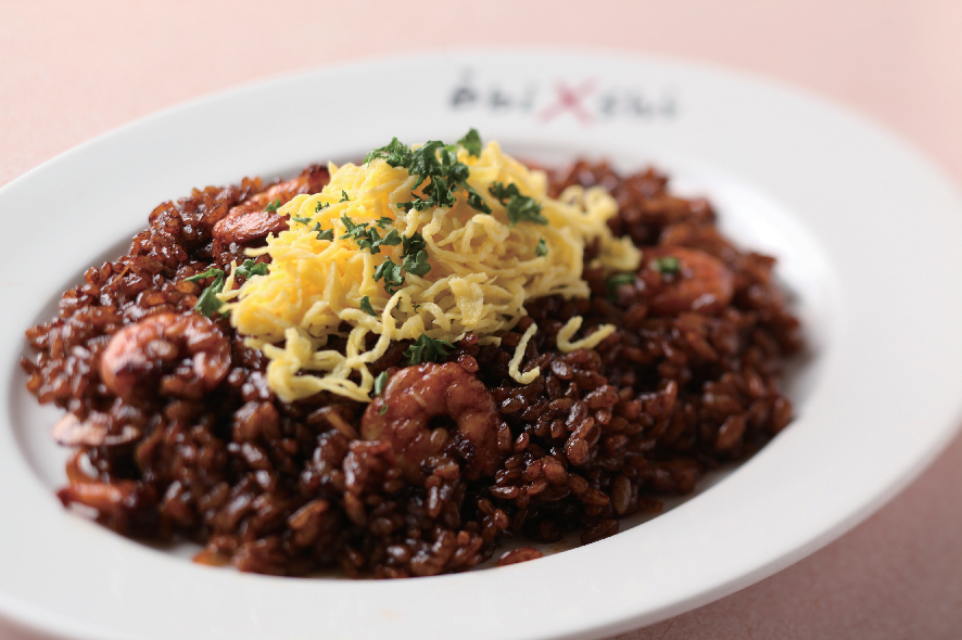 Ebimeshi (rice and shrimp) 