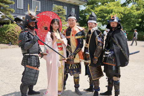 Medieval Okayama samurai warriors (Okayama sengoku busho-tai)