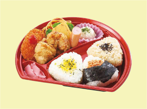 >にぎにぎおにぎり弁当