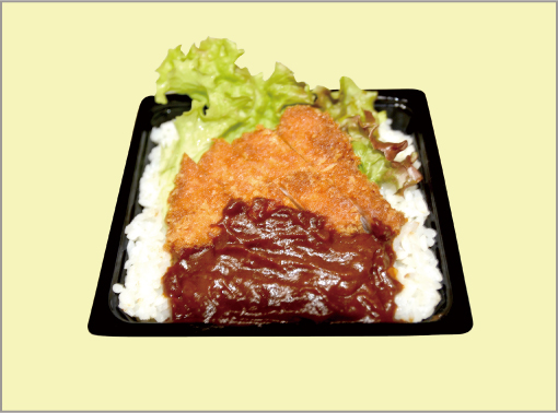 岡山名物デミカツ丼